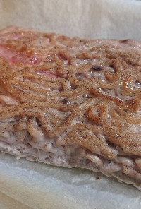 ひき肉のハンバーグ(トースターで)