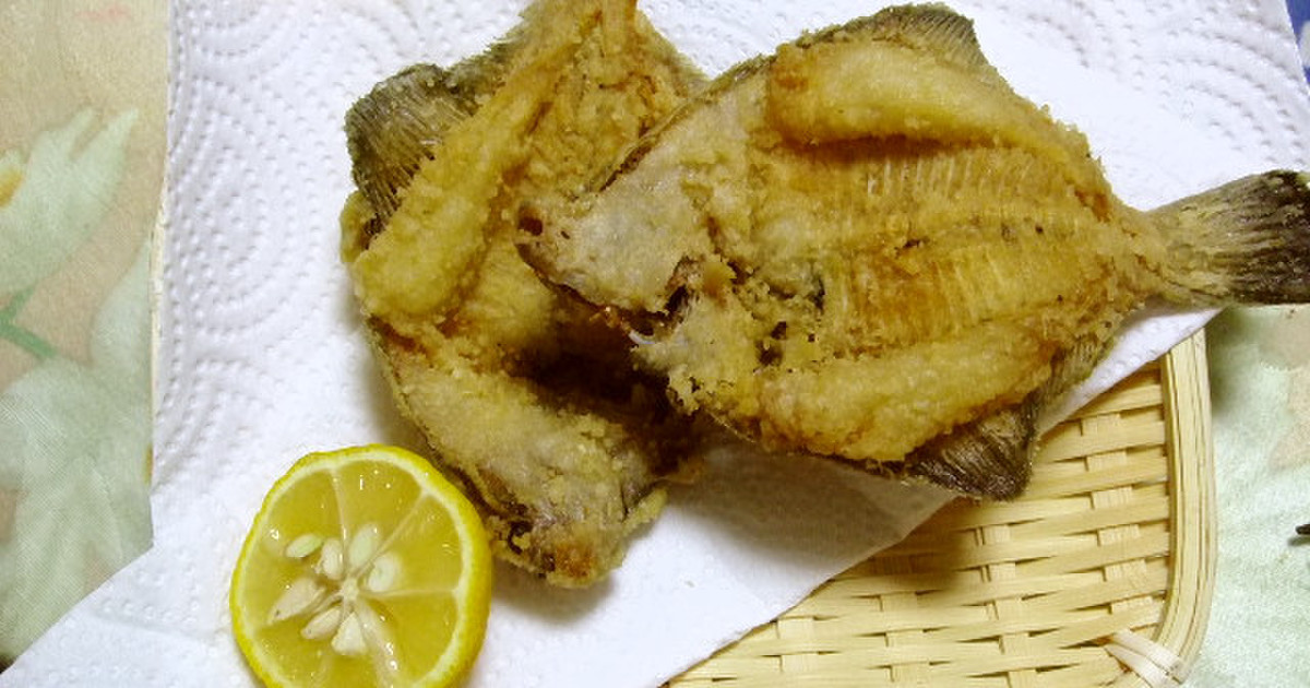 骨までおいしい カレイの唐揚げ レシピ 作り方 By Tyaco クックパッド 簡単おいしいみんなのレシピが356万品