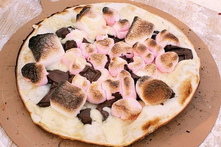 マシュマロピッツァ レシピ 作り方 By ともちゃん ちび政宗 クックパッド 簡単おいしいみんなのレシピが373万品