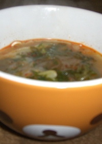 辛い物好きによる辛い物好きの為のスープ