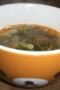 辛い物好きによる辛い物好きの為のスープ