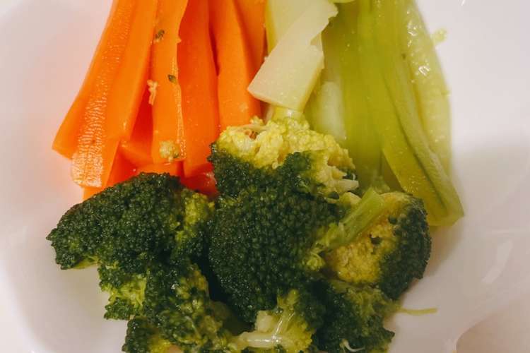離乳食後期 野菜スティックのコンソメ風味 レシピ 作り方 By 二児のズボラママ クックパッド 簡単おいしいみんなのレシピが376万品