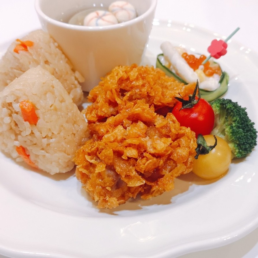 ベイクドコーンフレークチキンのレシピ