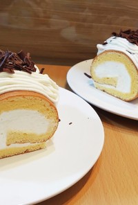 モンブラン風ロールケーキ