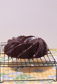 アマレットバントケーキ～チョコソース付♪