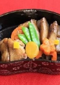 上州地鶏と栗の煮物