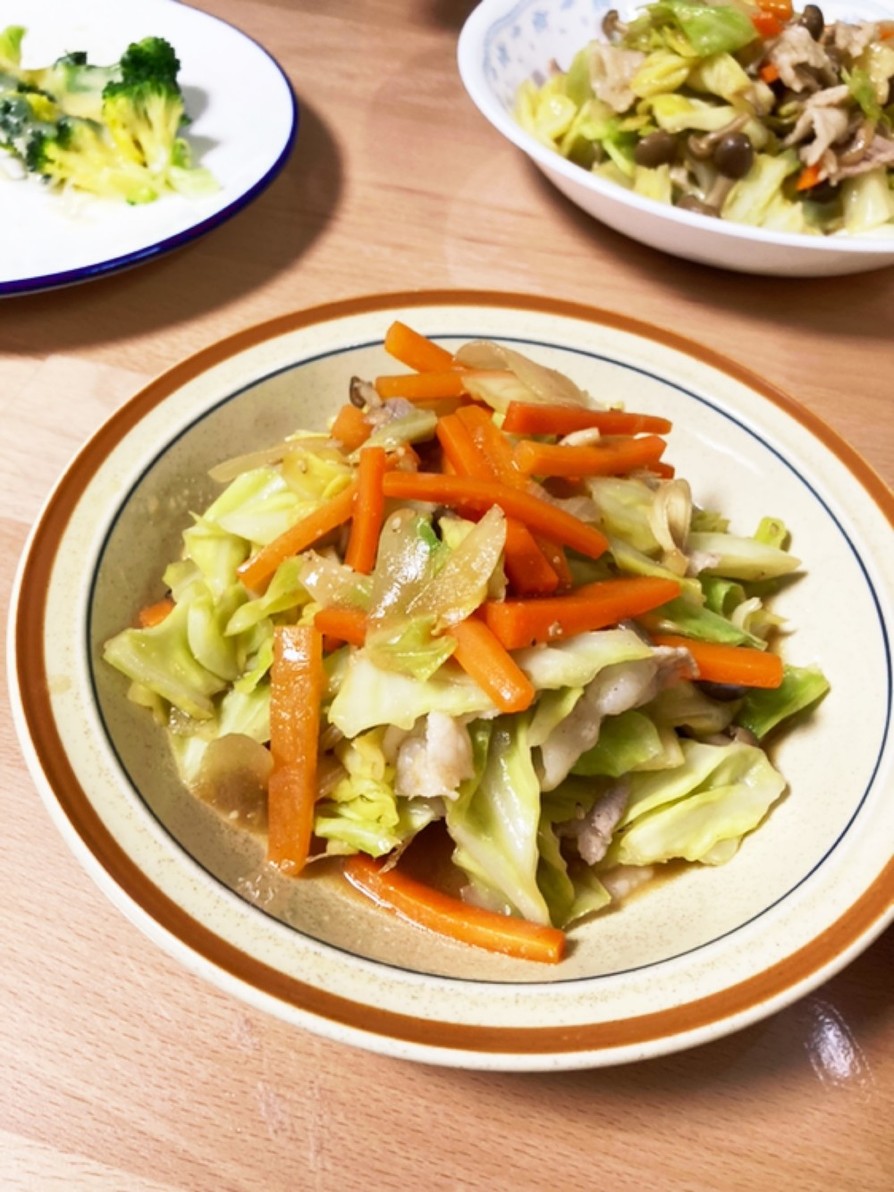 豚バラ肉の野菜炒めの画像