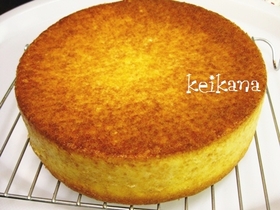 ホットケーキミックスで簡単スポンジケーキ