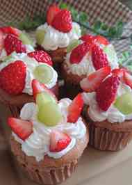 みんなが作ってる カップケーキ イチゴのレシピ クックパッド 簡単おいしいみんなのレシピが370万品