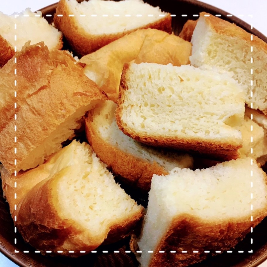 HBと豆腐で簡単！夏冬も膨らむ食パンの画像