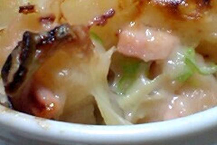 塩辛 じゃがバター チーズのまぜまぜ焼き レシピ 作り方 By Undeux クックパッド