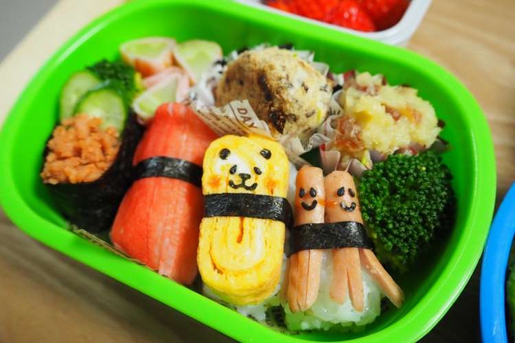 子ども喜ぶ お寿司風弁当 レシピ 作り方 By まゆぶう クックパッド 簡単おいしいみんなのレシピが373万品