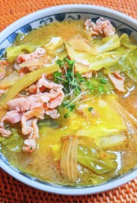 豚キャベツスープ