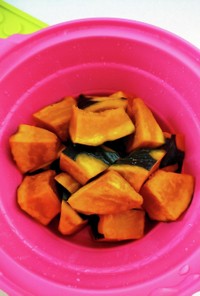 レンチンで簡単かぼちゃの煮物