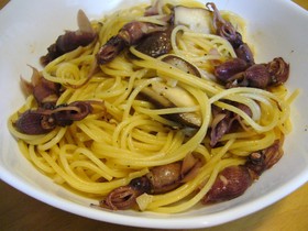 ホタルイカの簡単パスタ