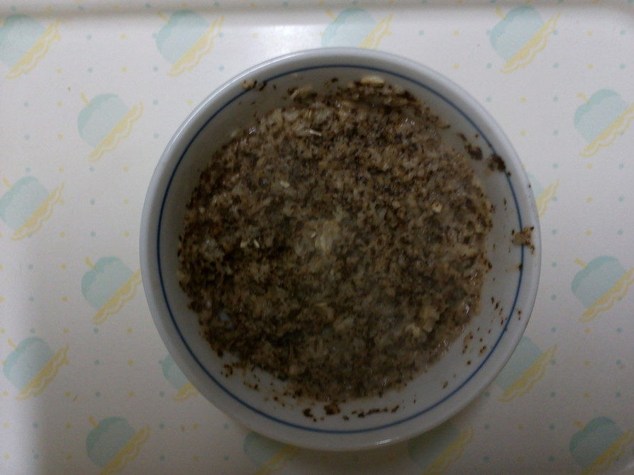 紅茶クリーム燕麦粥の画像