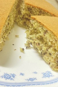 【炊飯器レシピ】緑茶と胡麻のHMケーキ