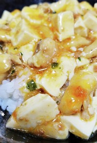 簡単♡麻婆豆腐でガッツリ丼!!