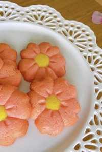 桜クッキーの作り方