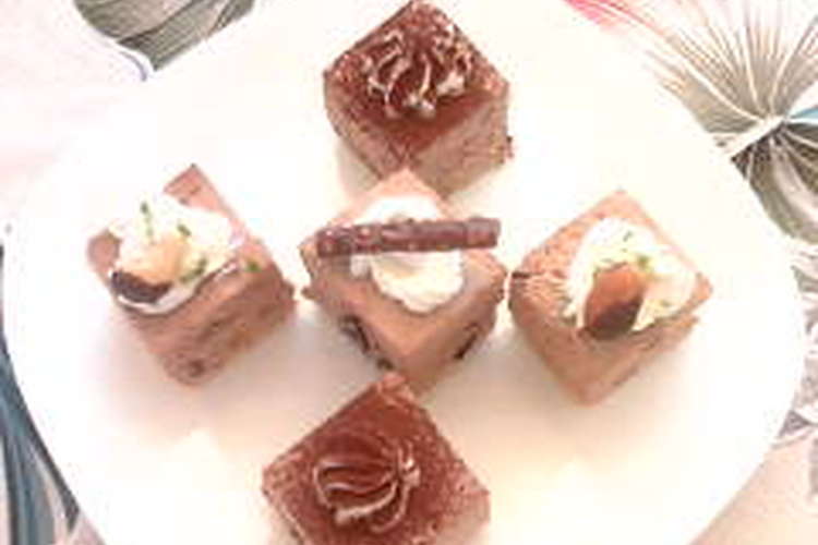 小さなレアチョコチーズケーキ レシピ 作り方 By まくのうち クックパッド 簡単おいしいみんなのレシピが353万品
