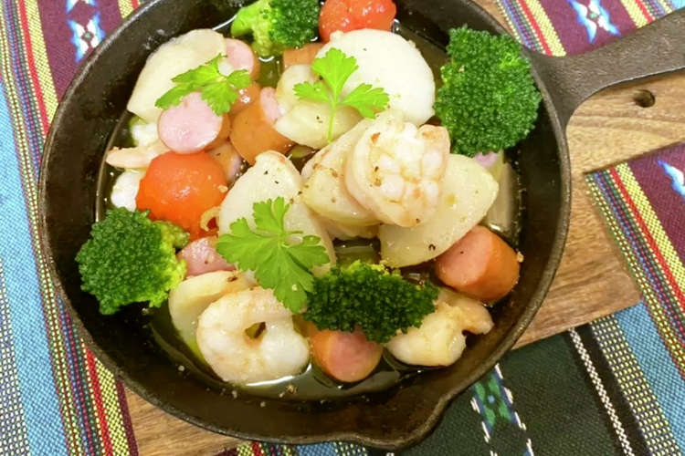 タイラギとエビのアヒージョ レシピ 作り方 By よか魚 クックパッド 簡単おいしいみんなのレシピが374万品