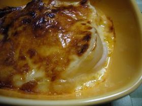 ジューシーな蕪と白菜のグラタン