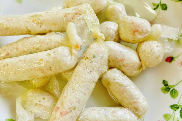 離乳食後期 大人 ふわふわ鶏肉ソーセージ レシピ 作り方 By ちむちゃんマミー クックパッド 簡単おいしいみんなのレシピが370万品