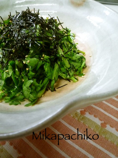 ☆ゴマ油たっぷり♬生春菊のサラダ☆の写真