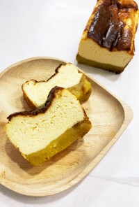焼き芋で二層のバスクチーズケーキ！