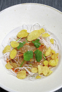 中華風白身魚の刺身