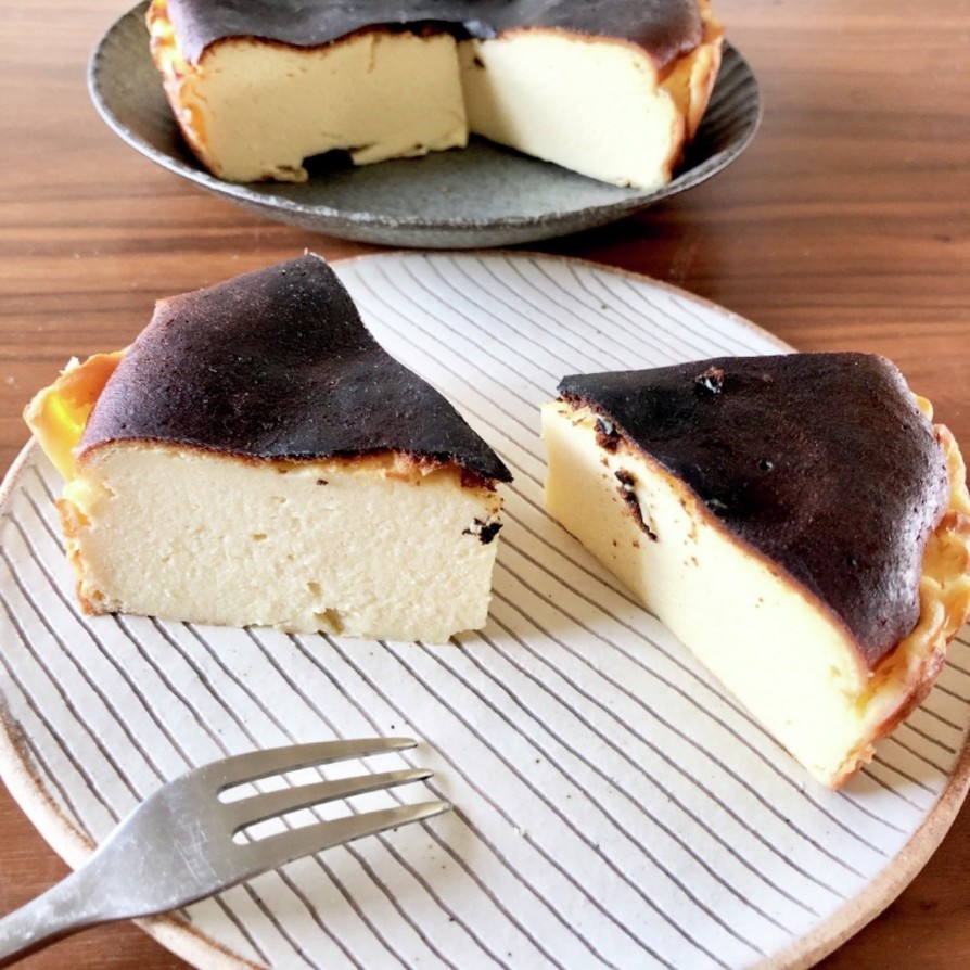 米粉の魂の自家製バスクチーズケーキの画像