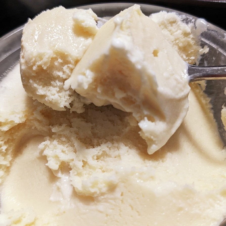 バニラアイスクリームの画像