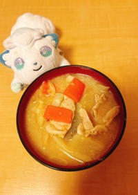 新食感！菊芋入りの甘酒豚汁