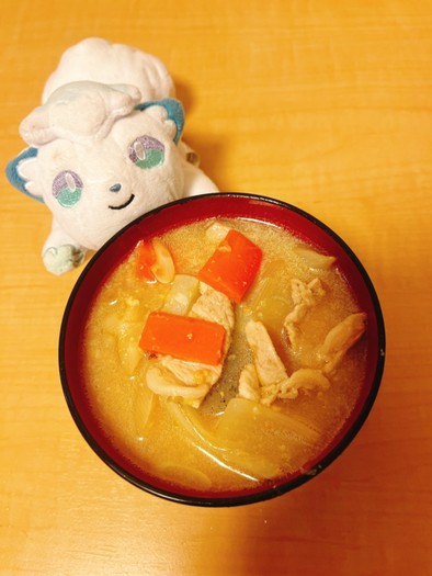 新食感！菊芋入りの甘酒豚汁の写真