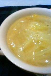 あったまる☆手羽先と白菜の中華スープ