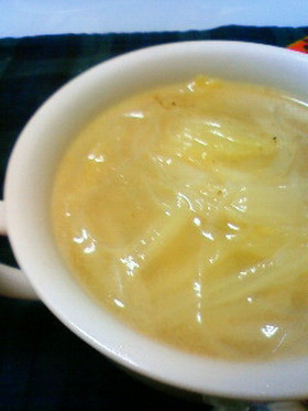 あったまる☆手羽先と白菜の中華スープ