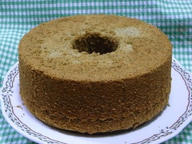 米粉の緑茶シフォンケーキ