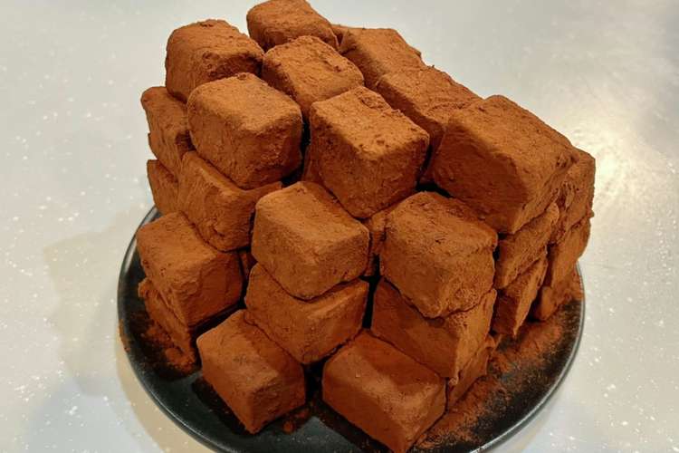 ウイスキー生チョコ レシピ 作り方 By しまもん0118 クックパッド 簡単おいしいみんなのレシピが374万品