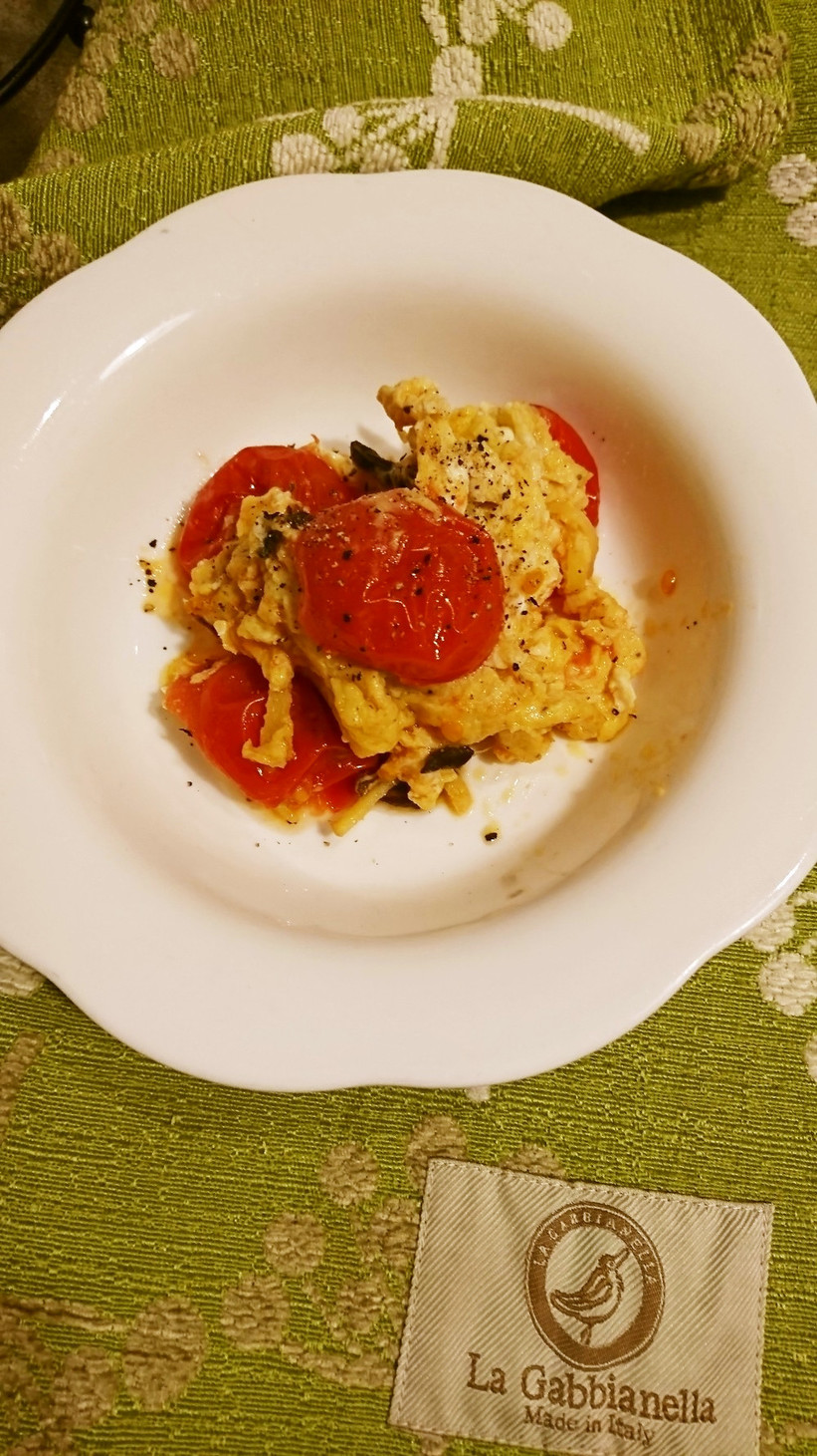 簡単トマト卵炒めの画像