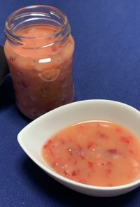 苺と酒種酵母のドレッシング