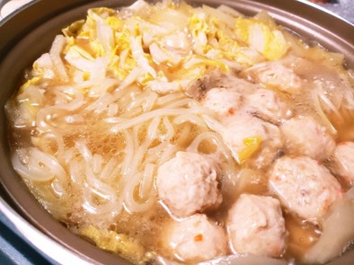 簡単♪白菜とうどんのトロトロ中華鍋の写真