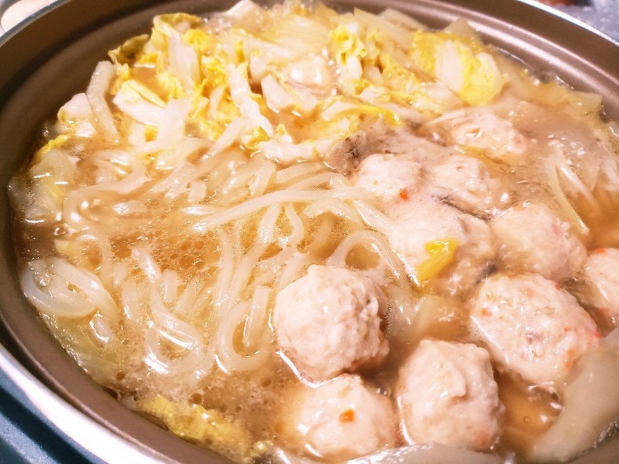 簡単♪白菜とうどんのトロトロ中華鍋の画像