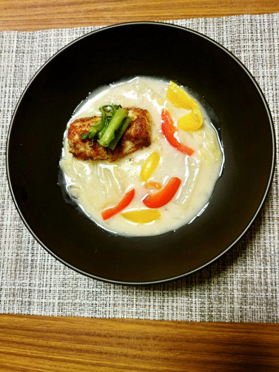 ヨウサマの減塩中華風白菜のクリーム煮の写真
