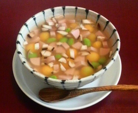カラフル卵豆腐♪トロ~リ葛餡☆
