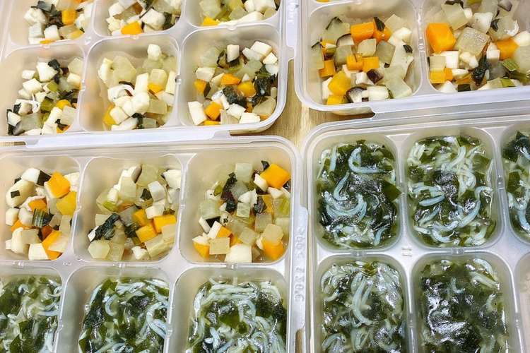 離乳食後期 まとめて2品 冷凍作り置き レシピ 作り方 By かんちるママ クックパッド 簡単おいしいみんなのレシピが376万品