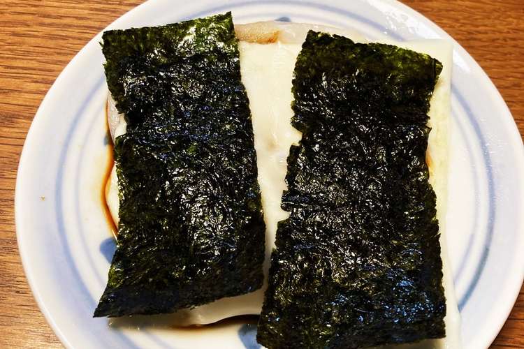 夜食 おやつに 海苔チーズもち レシピ 作り方 By Mahotere クックパッド 簡単おいしいみんなのレシピが372万品