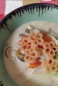 春✿生姜ときな粉のクリームスープ