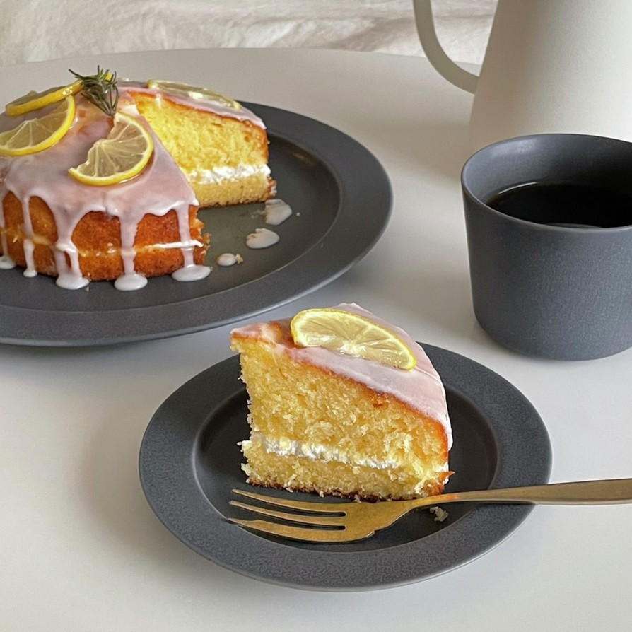 レモンのヴィクトリアケーキの画像