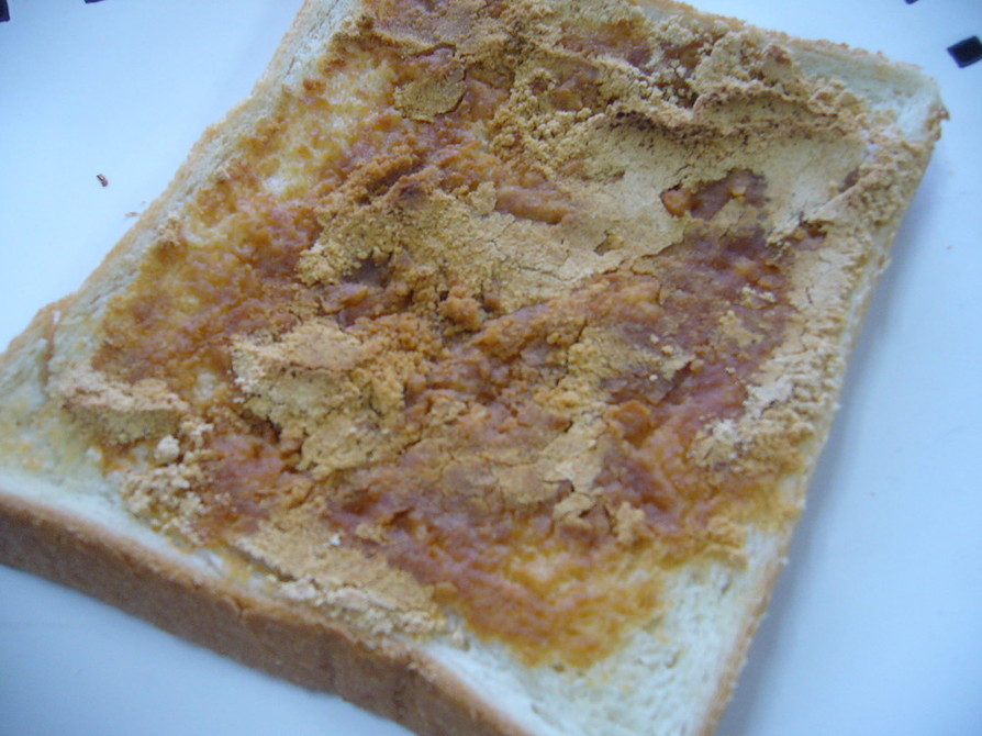 あげパン風◎きな粉トーストの画像
