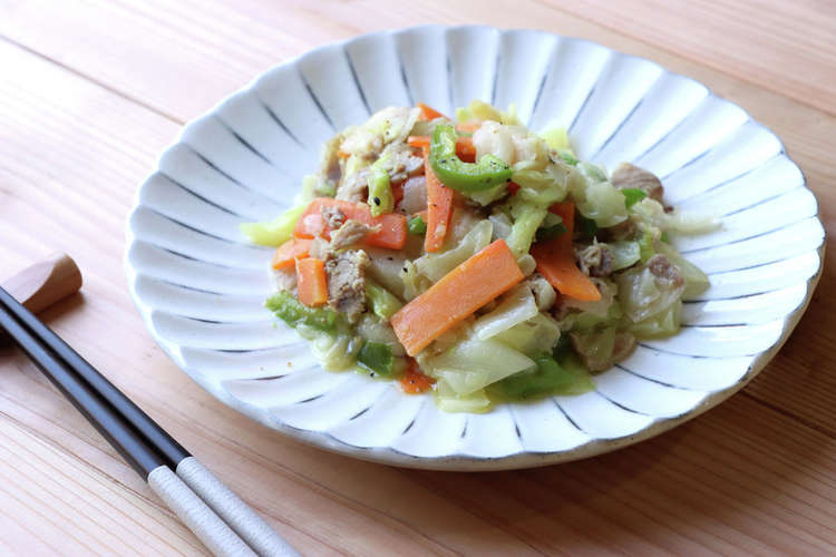 野菜炒め レシピ 作り方 By 冷凍野菜料理研究室 クックパッド 簡単おいしいみんなのレシピが369万品